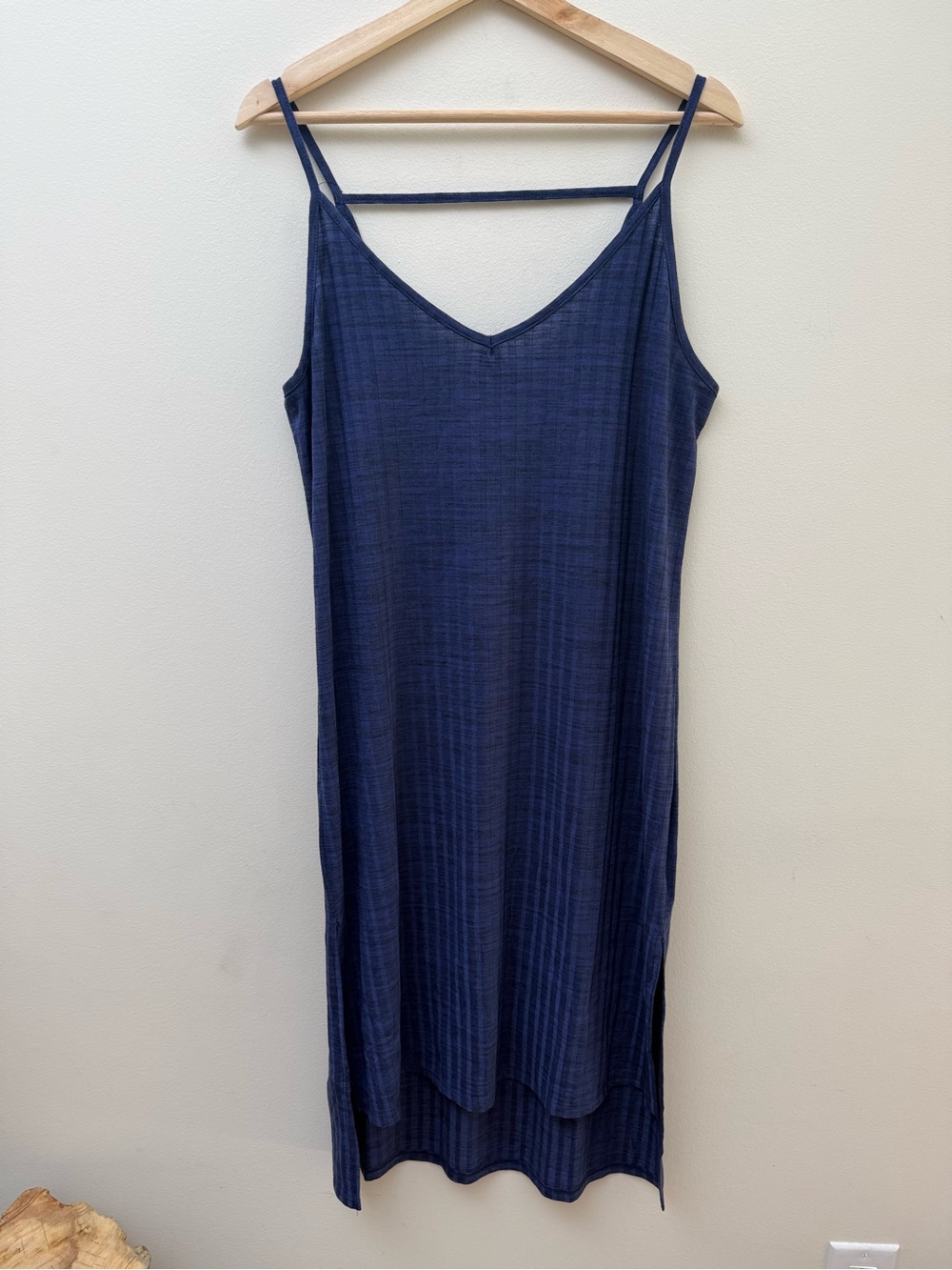 Olive & Oak Navy Blue Strappy Slip Dress